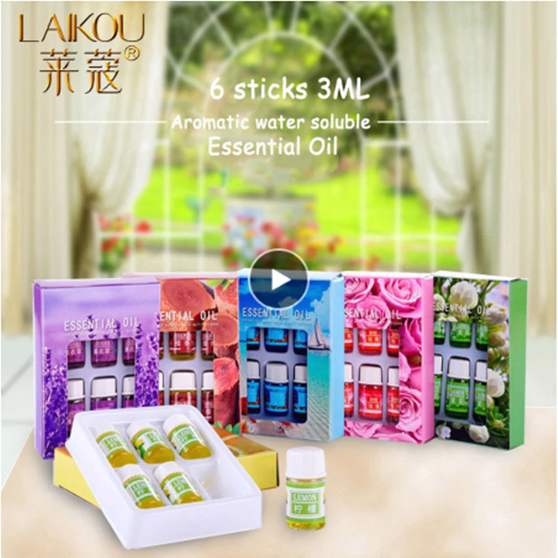 LAIKOU эфирные массажные ароматические масла розы лаванды для ароматерапии