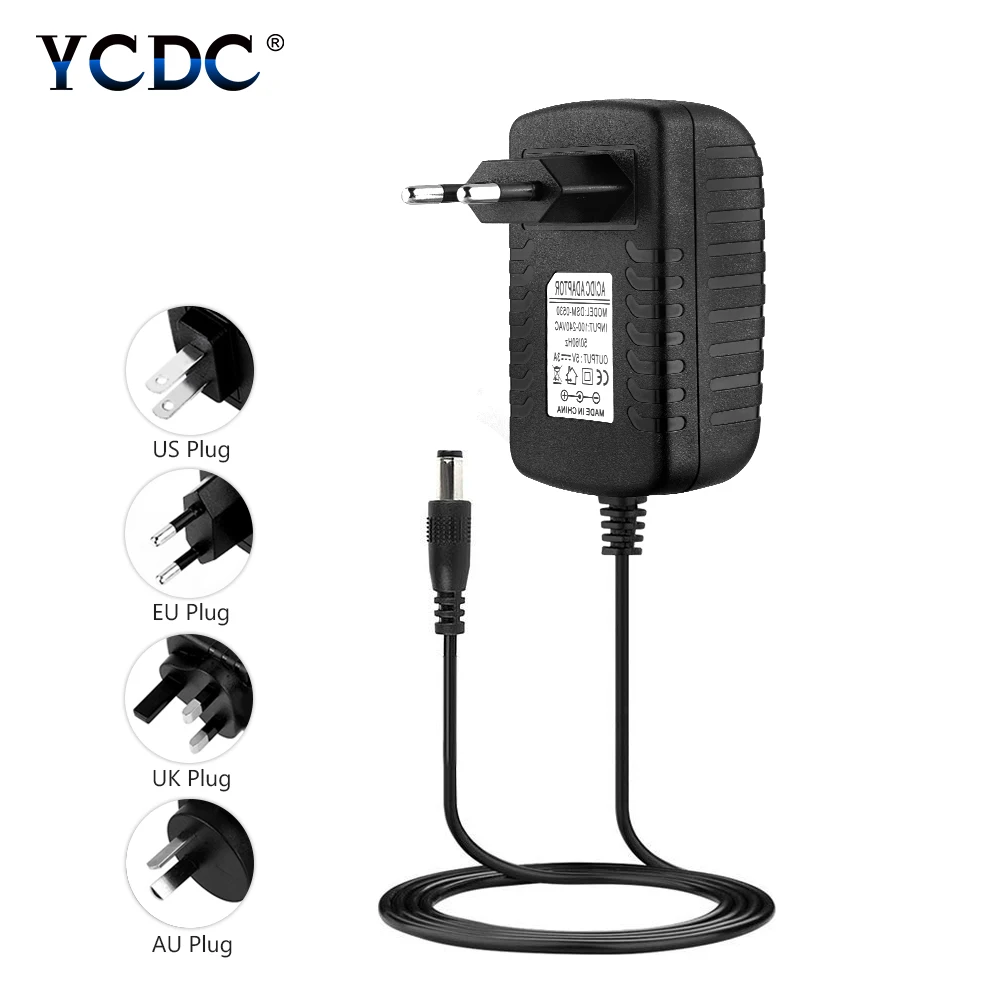 

220V to 12V Adapter Charger AC DC 110V 220V to 12V 2A Power Adapter Converter Transformer 12 V Power Supply For LED Light Lamp
