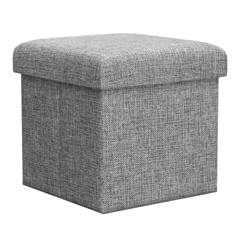 Многофункциональный Fodable ящик для хранения постельного белья Cube Ottoman сиденье