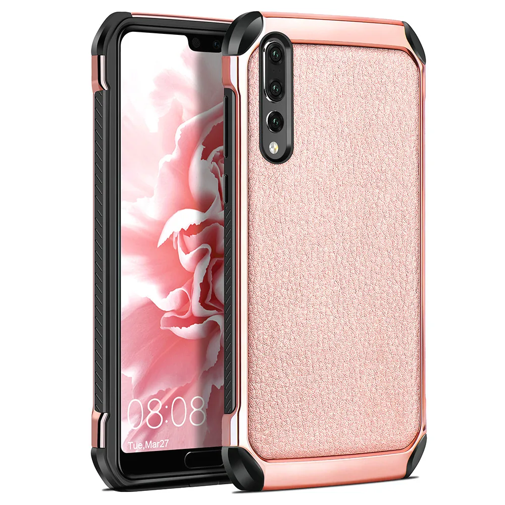 L FADNUT роскошный защитный чехол 2 в 1 для Huawei P30 P20 Lite Mate 20 Pro PC + Силиконовый Мягкий