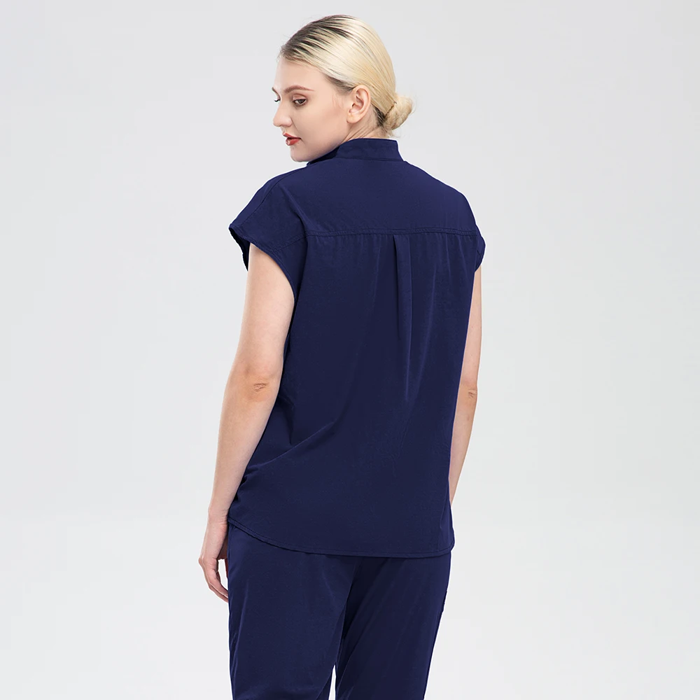 Униформа для медсестры эластичный костюм из спандекса клиники женская одежда