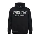 Реатор по дневному времени... Забавная рубашка Realtor от Night Real Estate, толстовки с капюшоном для мужчин, новые Модные свитшоты, одежда