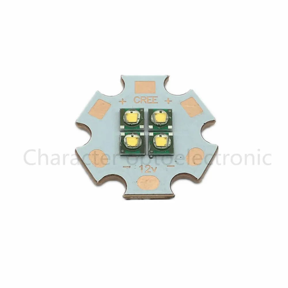 5x Cree 10 Вт XPE XP-E 3 в 6 12 В 4 чипа светодиодный излучатель вместо MKR XML белый/теплый