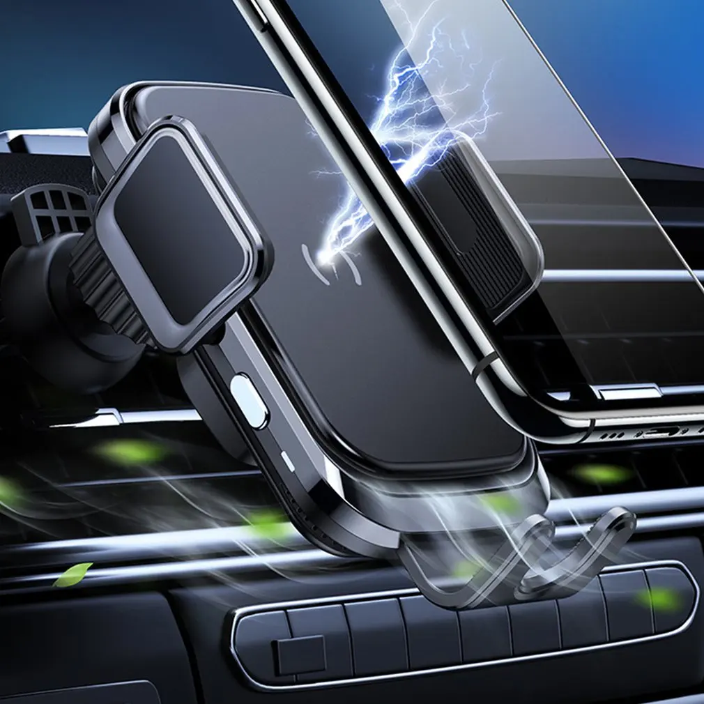 Wireless Charger Car Mount Automatic 15W /10W Air Vent Phone Holder for iPhone 13 12 11 XS XR X 8 Samsung S21 S20 S10