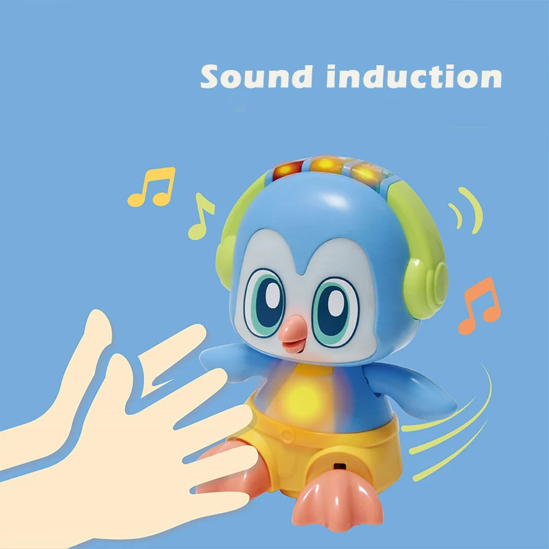 

Sound Induction Toy Baby Electric Dancing Educational Toy Penguin Sound Control Cute Singing Toys New Hot Selling