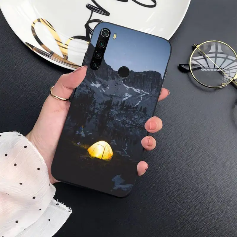 

Camping Nature Mountain Phone Case For Xiaomi mi 9 9t 10 redmi 9 9a 8 8a note 10 9 9s 8 8t 7 pro max funda