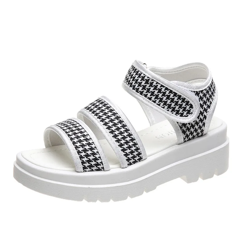 

Summer Women Sandals Hook Loop Ladies Shoes Comfy Platform Flat Sole Casual Student Shoes Woman Footwear large size