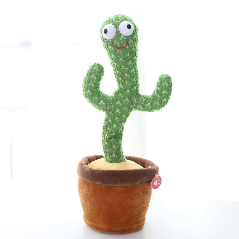 Встряхивающий танцующий кактус скручивающий тело с песнями плюшевые игрушки