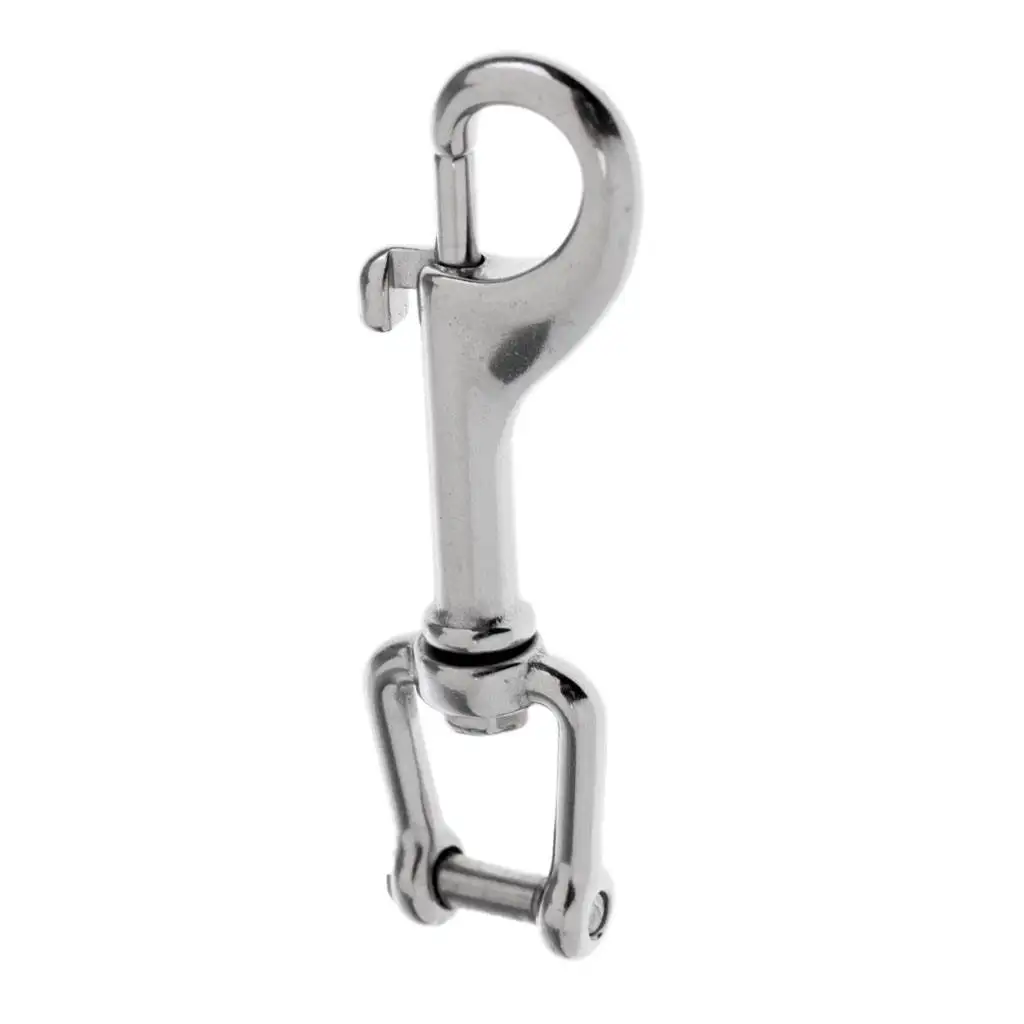 Hook Fastener Clip Dog Clasps Carabiners Swivel Stainless Steel - 8.5x2.3cm | Автомобили и мотоциклы