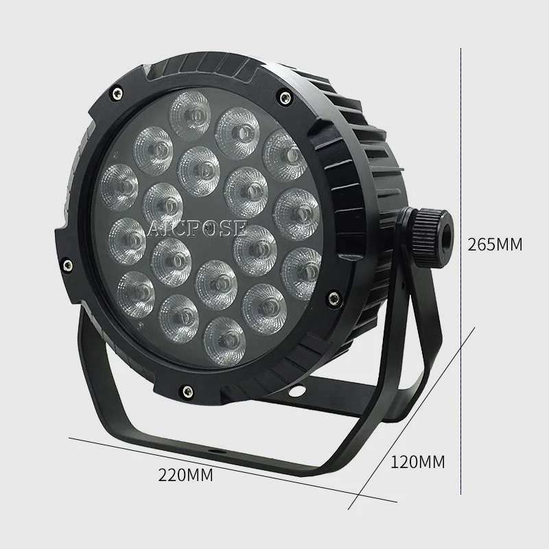 

4Pcs/lots IP65 Waterproof Led Par Light 18x12W RGBW A UV 4in1 5in1 6in1 Outdoor Par Light DMX512 Control Stage DJ Disco Lights