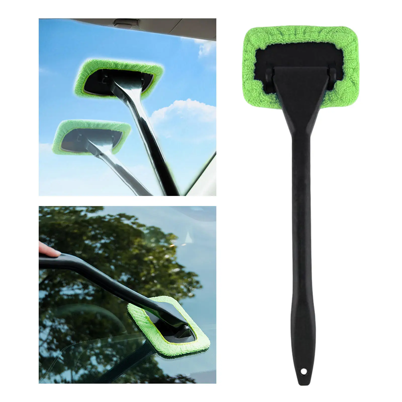 

Car Wash Brush Long Handle Detailing Soft Dashboard Engine Wash Mitt Duster