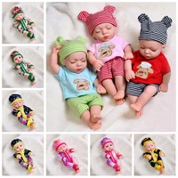 30cm reborn baby dolls toys for girls full body silicone reborn toddler kids close open eyes bebe cute mini soft children gift