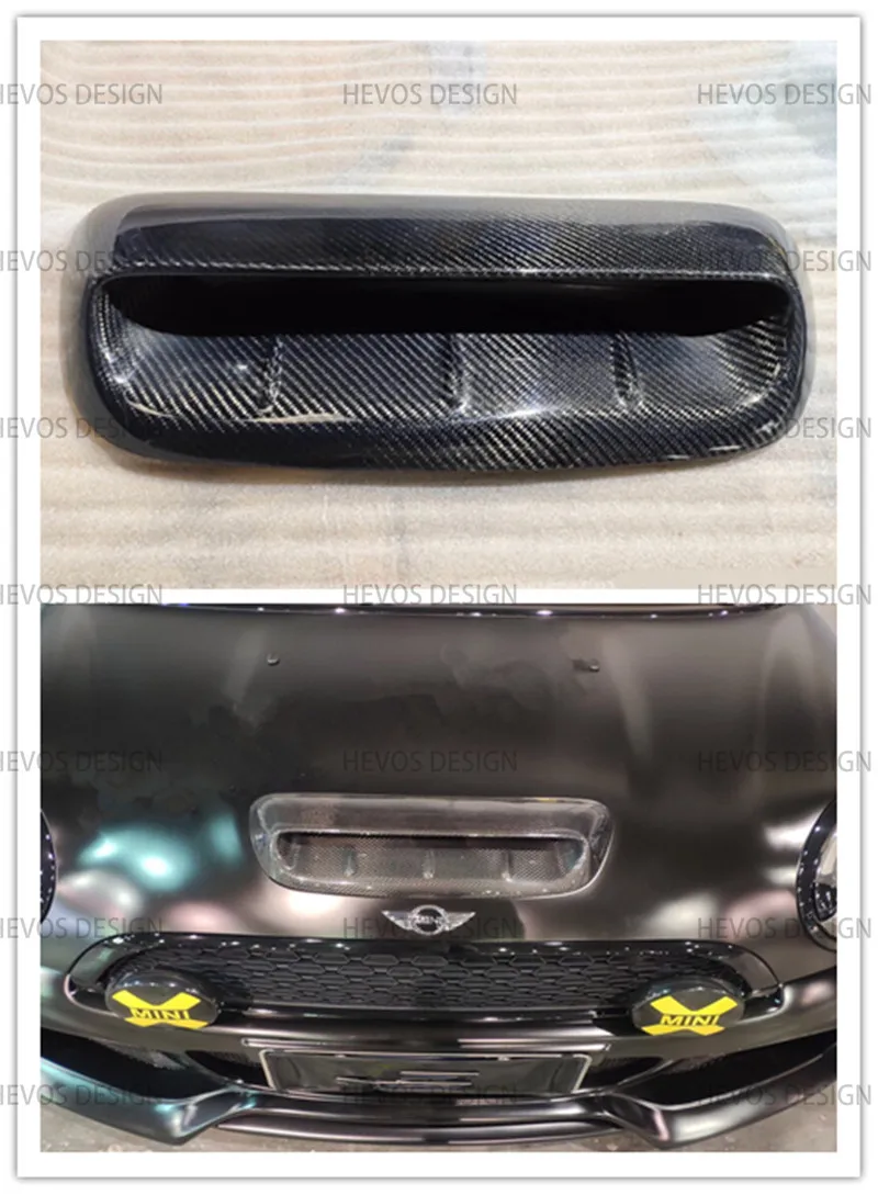 Подходит для BMW Mini R56 Cooper S капот из углеродного волокна воздушный Впускной корпус