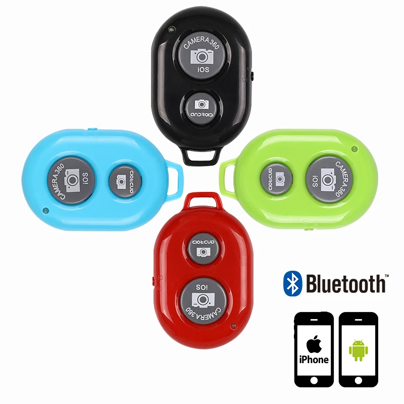 FGHGF Bluetooth телефон кнопка спуска затвора для iPhone X 7 8 селфи палка спуск беспроводной