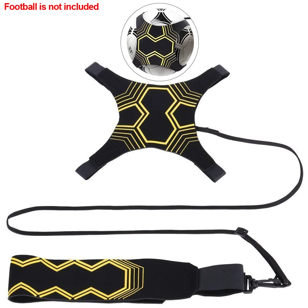 

Kick Ball Hand-free Control Skills Elastic Durable Returner Practice Training Aid Soccer Trainer Football Strap Neoprene