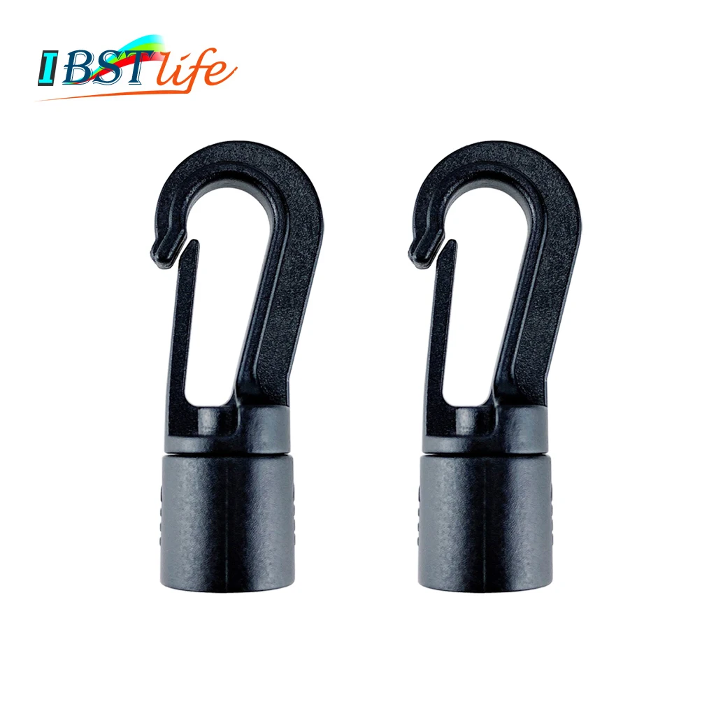 Plastic Buckle Bungee Shock Tie Cord Hook Quick Connect Rope Terminal Hanging Ends Lock Clip Clothesline Elastic Cord