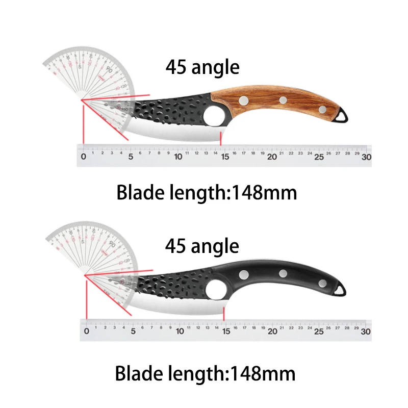 Kitchen Butcher Knife Meat Boning Cleaver Handmade Stainless Steel Forged Fishing Chef Outdoor Hunting Cutter Huusk | Дом и сад