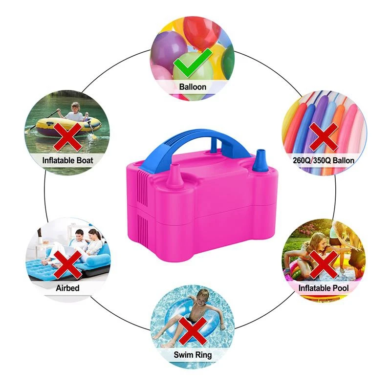 

Balloon Air Pump 73005 European Standard 220V Electric Balloon Pump EU Plug
