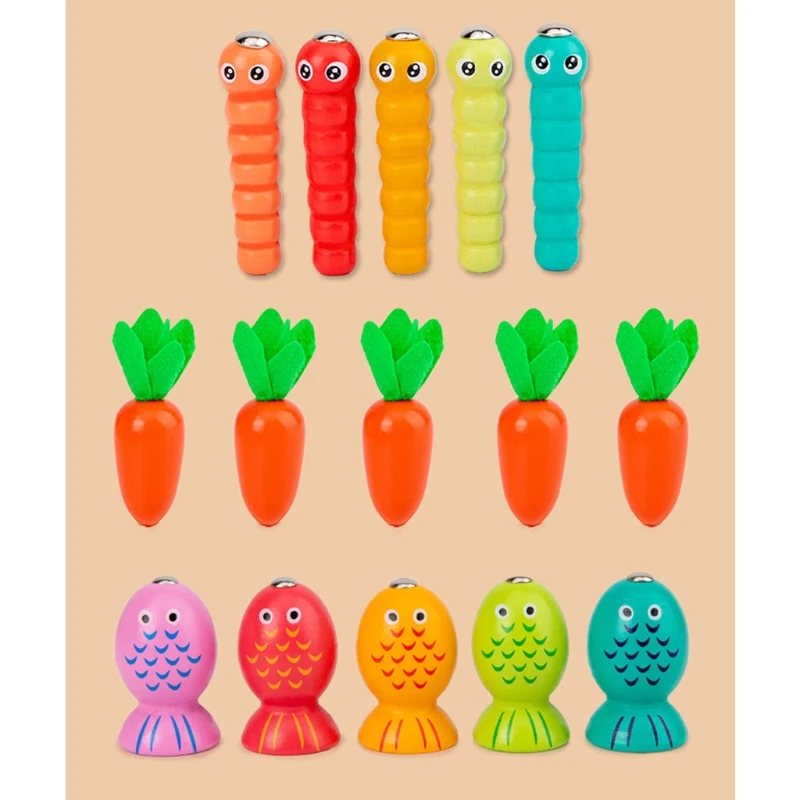 

Children's Brain Game Cute Carrots Educational Toy Simple Design Portable Educational Toys with Magnetic