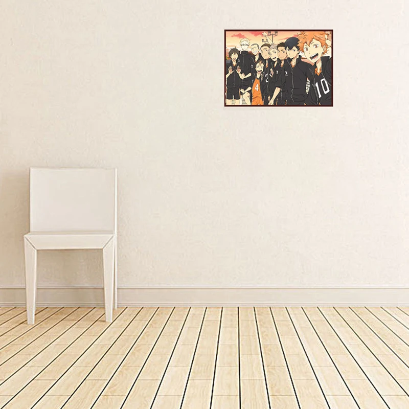 Haikyuu! Аниме постер волейбол мальчик художественная живопись украшение комнаты