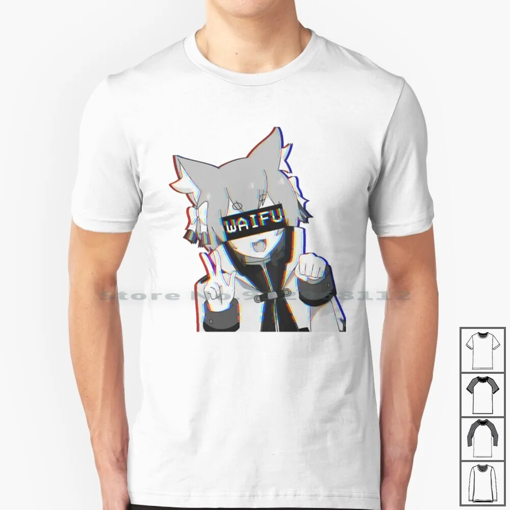 Felix Waifu Футболка 100% хлопок Аниме Манга гусбандо девушки японский Weeb Weeaboo Felis Argyle