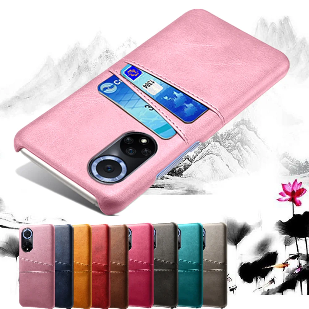 

Nova 9 Card Slots Cover For Huawei Nova 9 8 SE 7 Pro 5G 8i 7i Slim Retro PU Leather Case For Huawei Y5p Y6p Y7p Y8p Y7a Y9a Y9s