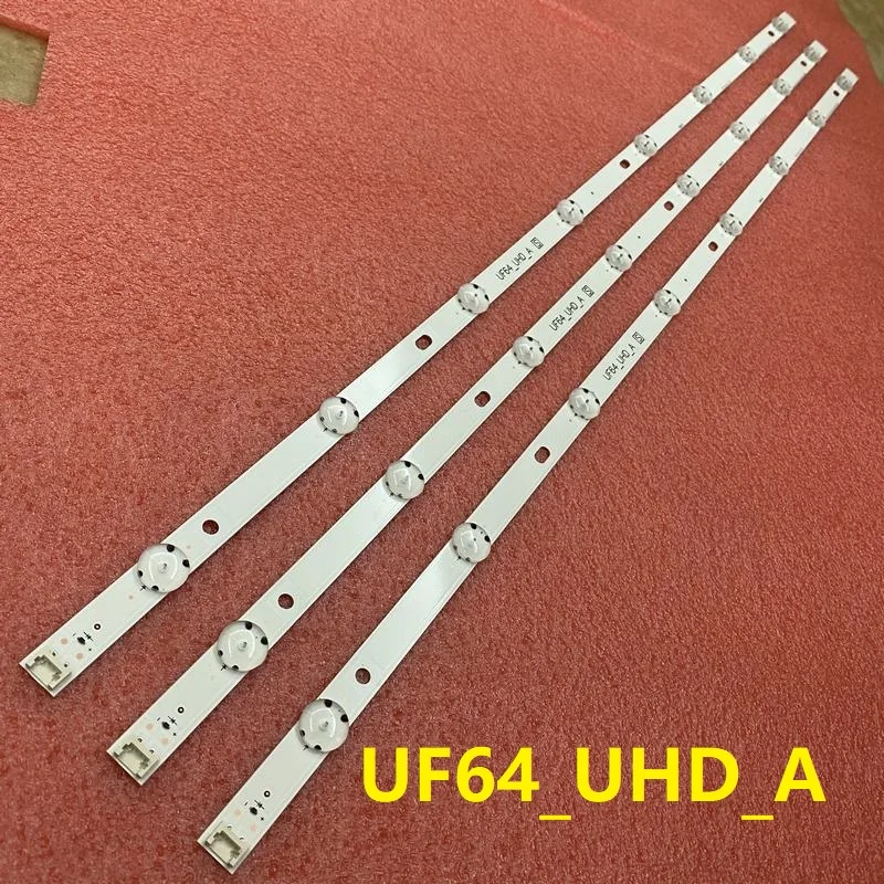 3 шт. светодиодный подсветка полосы для LG 43UH620V 43UH619V 43UF6400 HC430DGN SLNX5 UF64_UHD_A 43UF6409 43UH6030