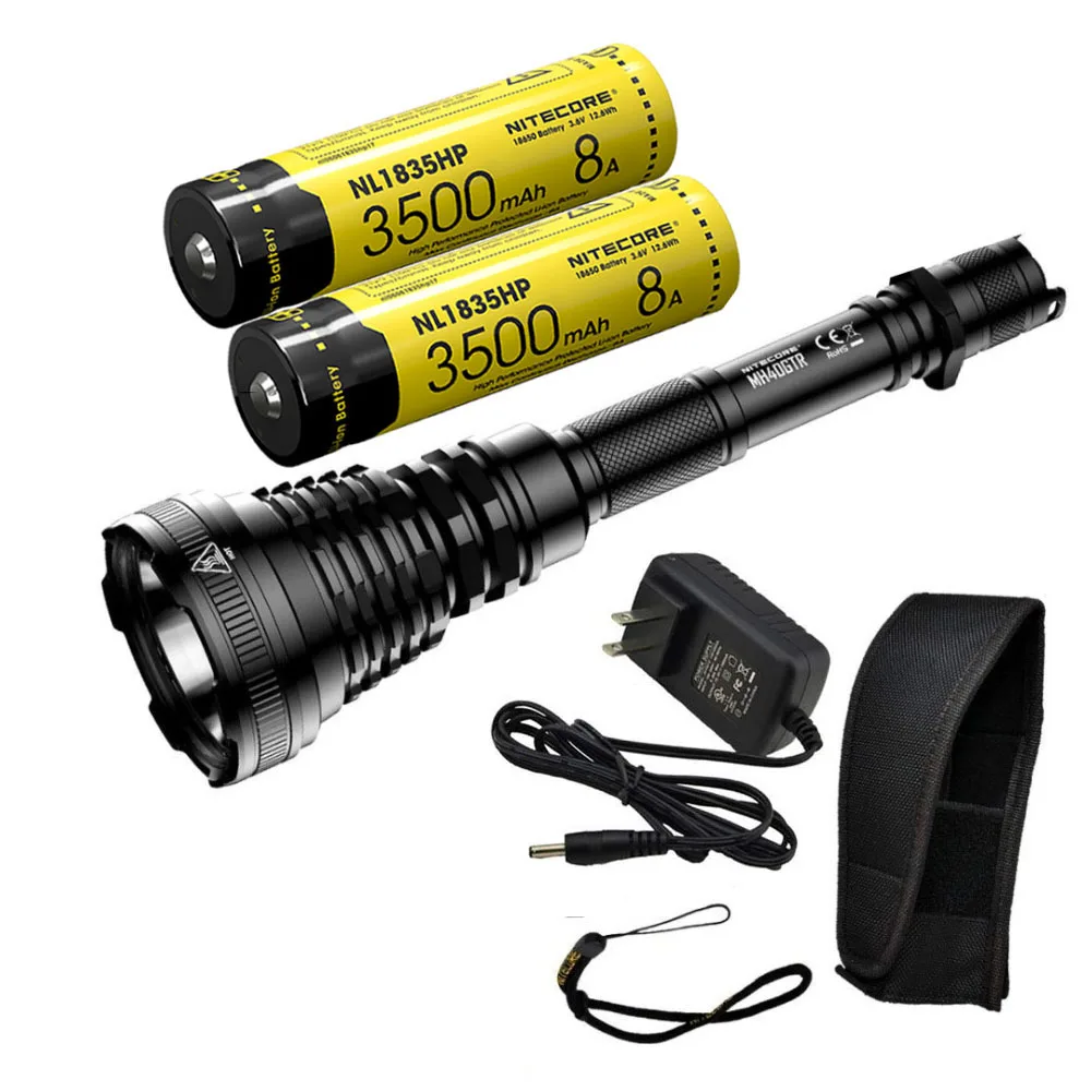 Охотничий фонарик NITECORE MH40GTR CREE XP L HI V3 светодиодный макс. 1200 люмен длинный заброс