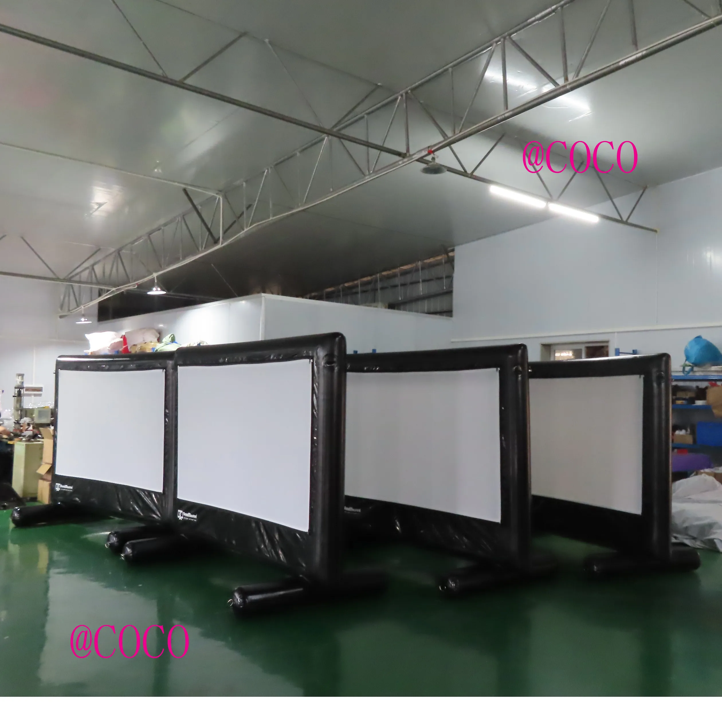 Бесплатная доставка по воздуху до двери! Надувной экран для кино/кинотеатра 16:9 100