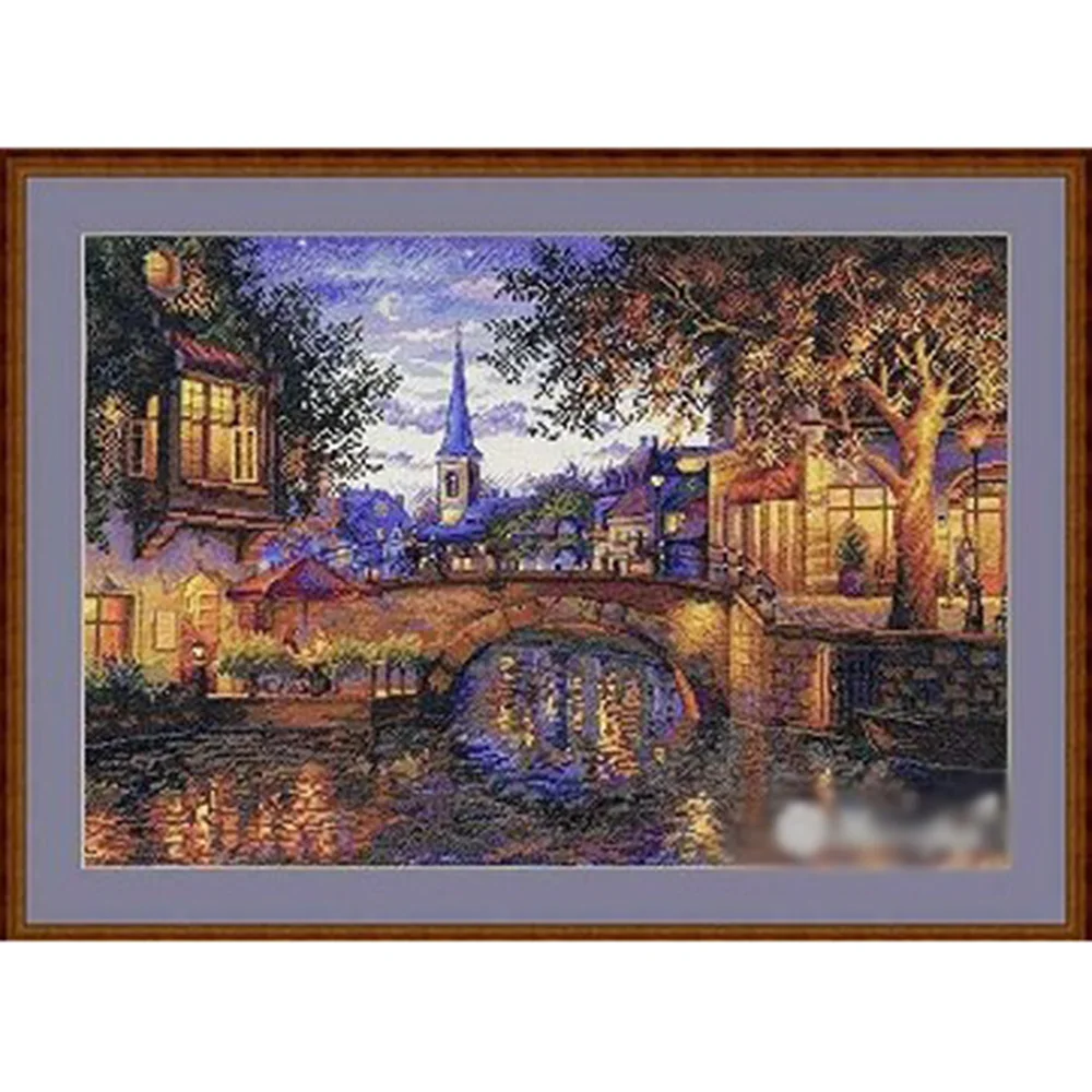 

ZZ5063 For Needlework Kit NOT PRINTED Cross stich Painting Set Cross Stitch Kits Cross-stitch Embroidery Set Stitch Kits Cross