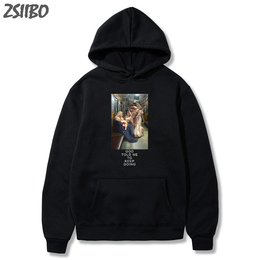 Толстовка мужская в стиле Харадзюку худи унисекс с принтом Ты выглядишь как