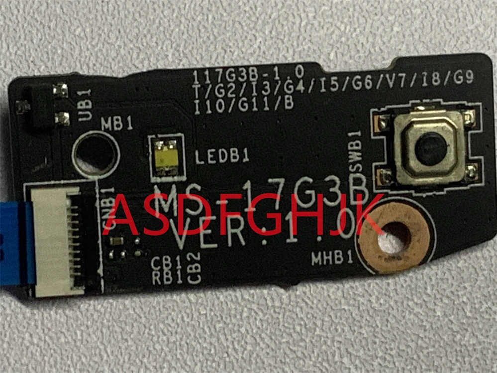 

Для MSI ms-17g3 gs75 Stealth 17,3 "плата кнопки питания для ноутбука и cable ms-17g3b Tested working
