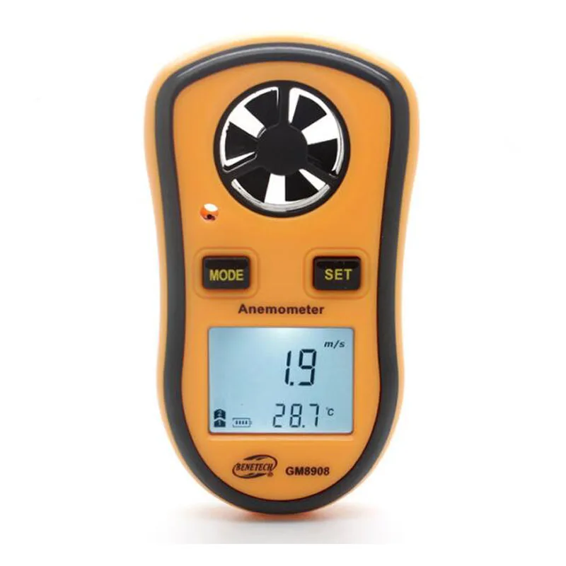 Анемометр BENETECH GM8908 скорость ветра 0 30 м/с цифровой электронный ручной измеритель