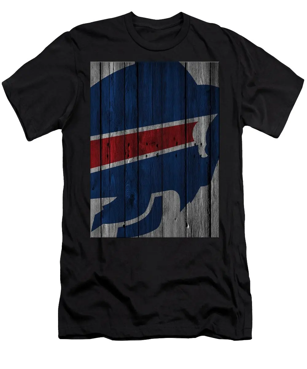 Мужская футболка с деревянным забором |