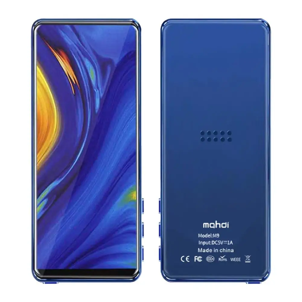 Mp3 плеер с Bluetooth 8 ГБ Hi Fi металлический портативный музыкальный полноразмерный