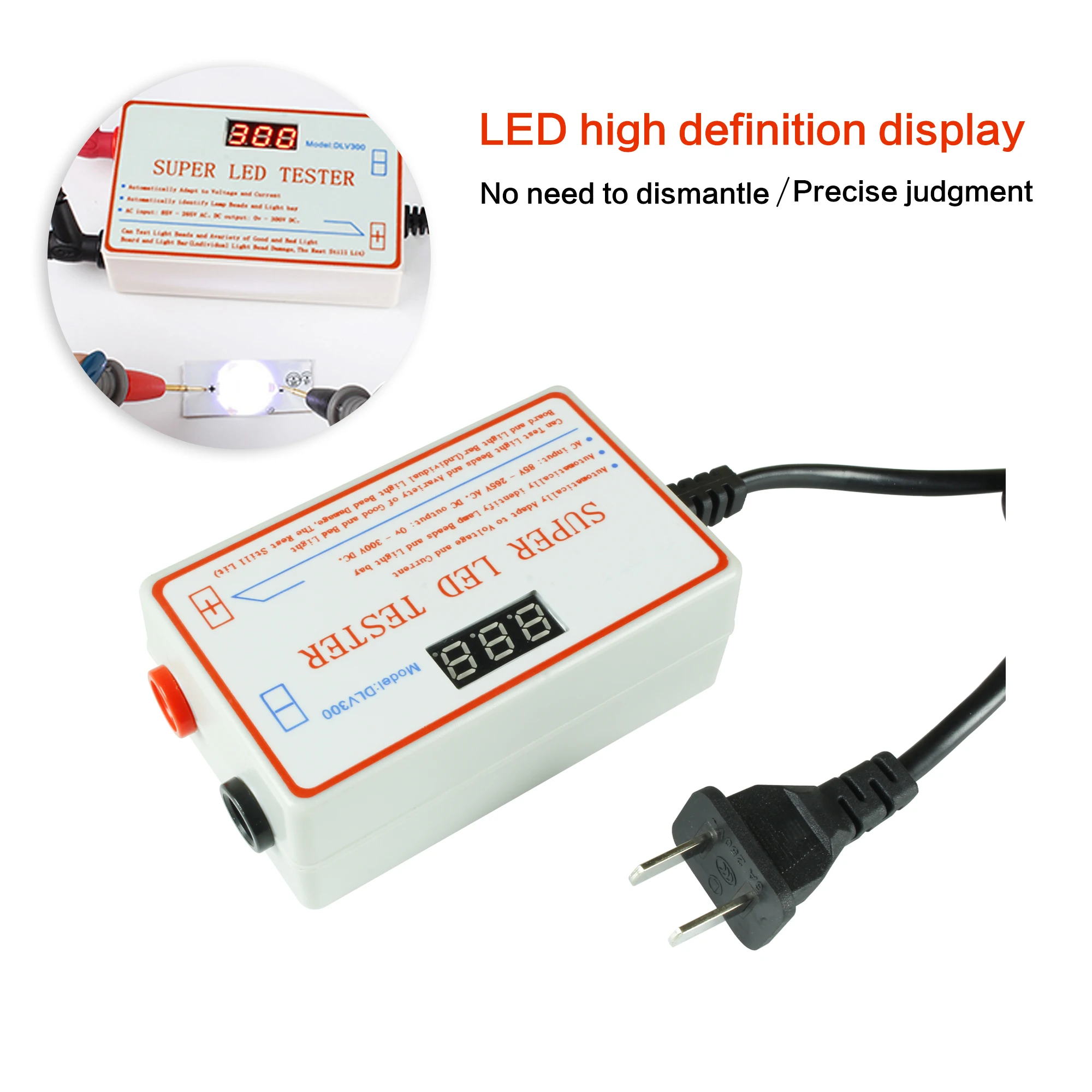 New LED Tester 0-300V Output LED TV Backlight Tester Multipurpose LED Strips Beads Test Tool Measurement Instruments