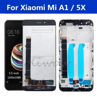 high quality for xiaomi mia1 mi a1 lcd displaytouch screen digitizer screen glass panel for xiaomi mi a1 mi5x mi 5x lcd 5 5