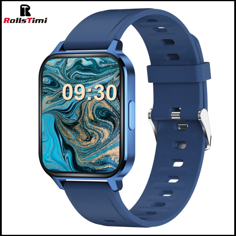 

Смарт-часы Rollstimi мужские водонепроницаемые IP678 с сенсорным экраном и фитнес-трекером