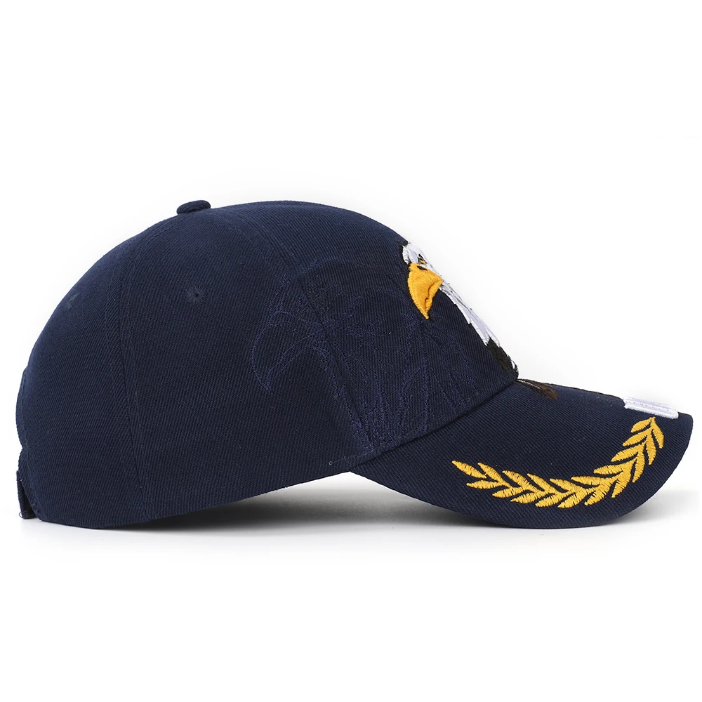Новинка вышитая орла оригинальная Женская Бейсболка в США Мужская бейсболка с