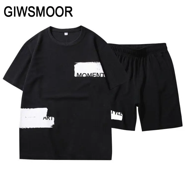 

Mens Suits t-shirt Shorts Summer Plus Size Tracksuit Sportswear Running Sweatsuit Set 3XL 4XL Jogger Male T Shirts Boardshort