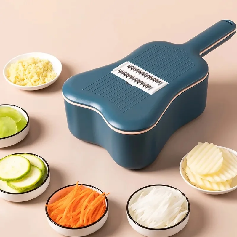 

Household Multifunctional Vegetable Cutter Potato Shredder Shredder Shredder Grater Shredder Potato Chip Slicing Kitchen