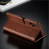 flip wallet case for samsung galaxy note 8 9 10 plus 20 ultra case note20 note8 note9 note10 leather plain phone case cover