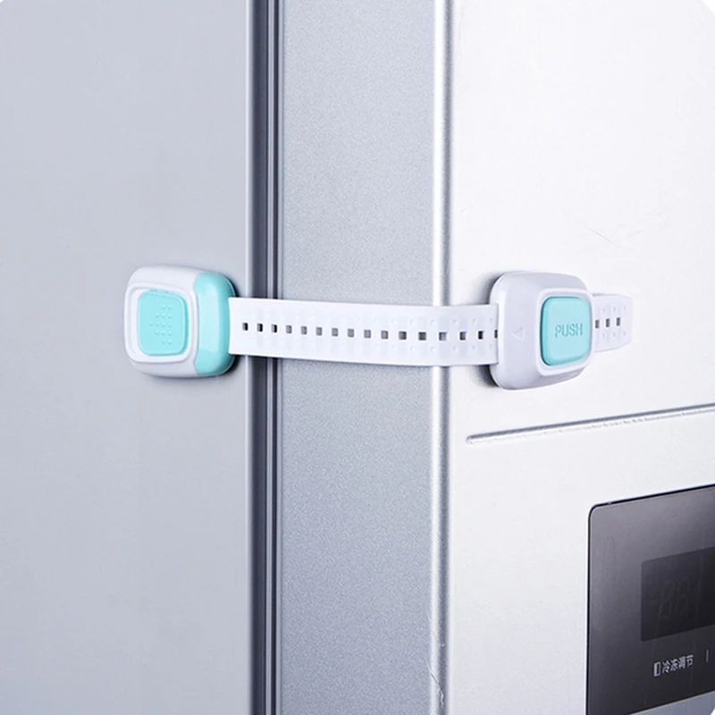 

Baby Anti-Clip Cabinet Door Lock Self-adhesive Cabinet Locks Refrigerator Lock Child Safety Protective Drawer Lock