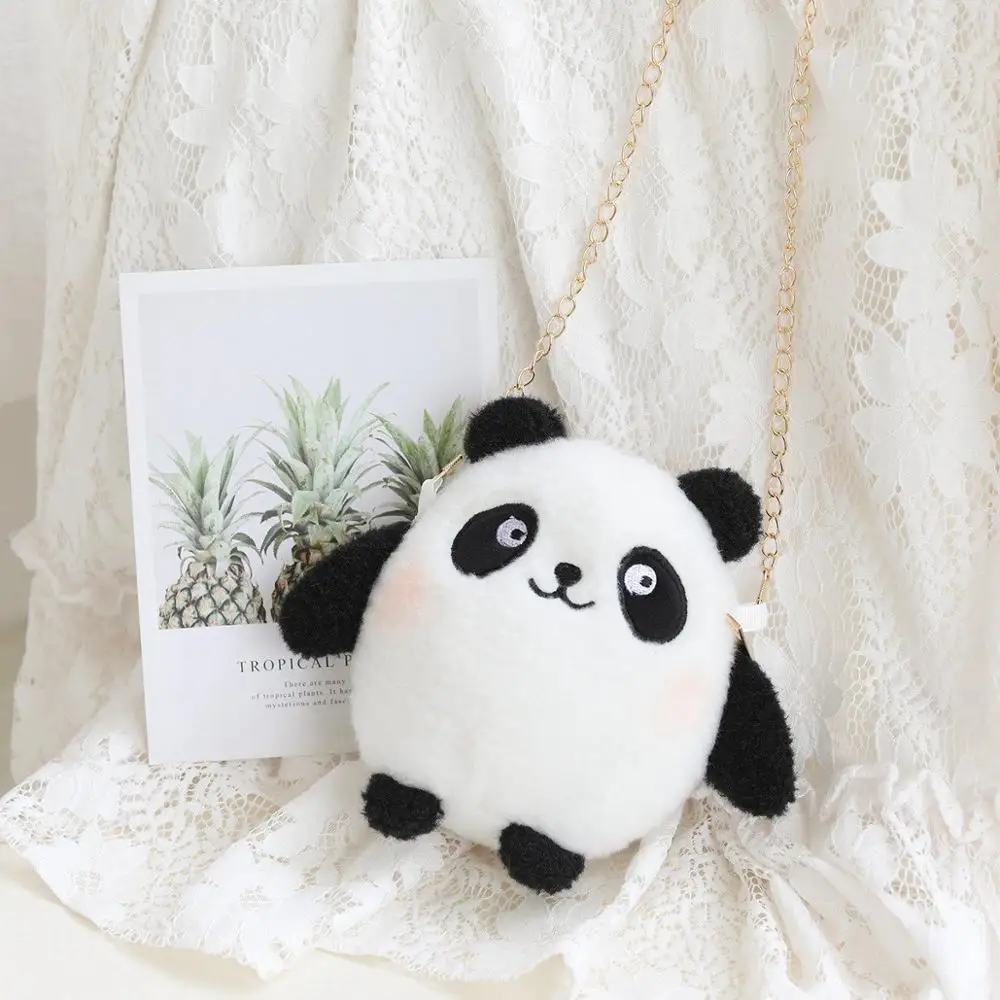 Rabbit Panda Plush Backapck Stuffed Shoulder Bag Coin Purse Crossbody Kids Toy Birthday Gift | Игрушки и хобби