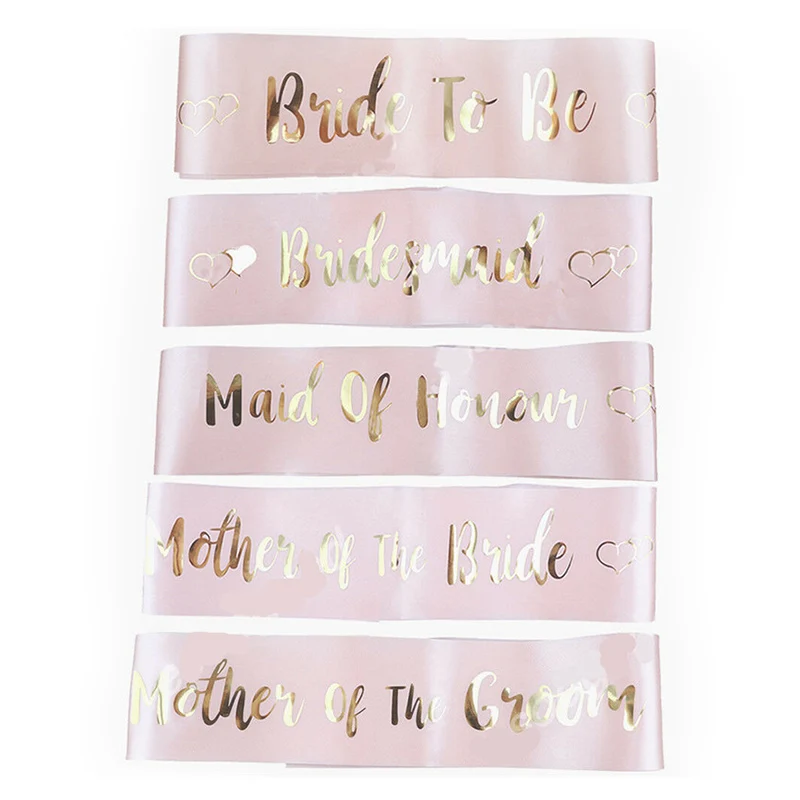Вечерние плечный ремень для вечеринки невесты розовый ярко-штампованный этикет