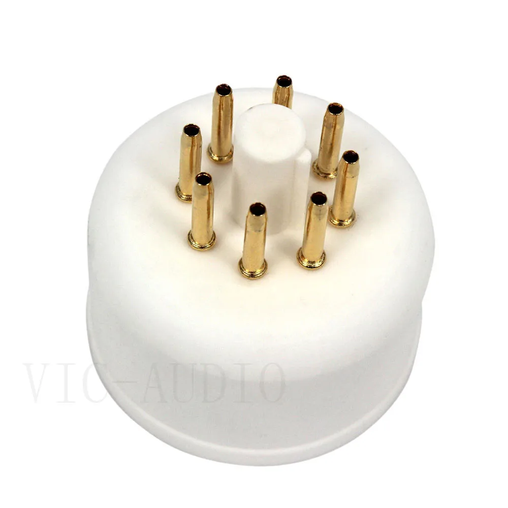 2 шт. HIFI аксессуары для усилителей 8 контактов электронная трубка База