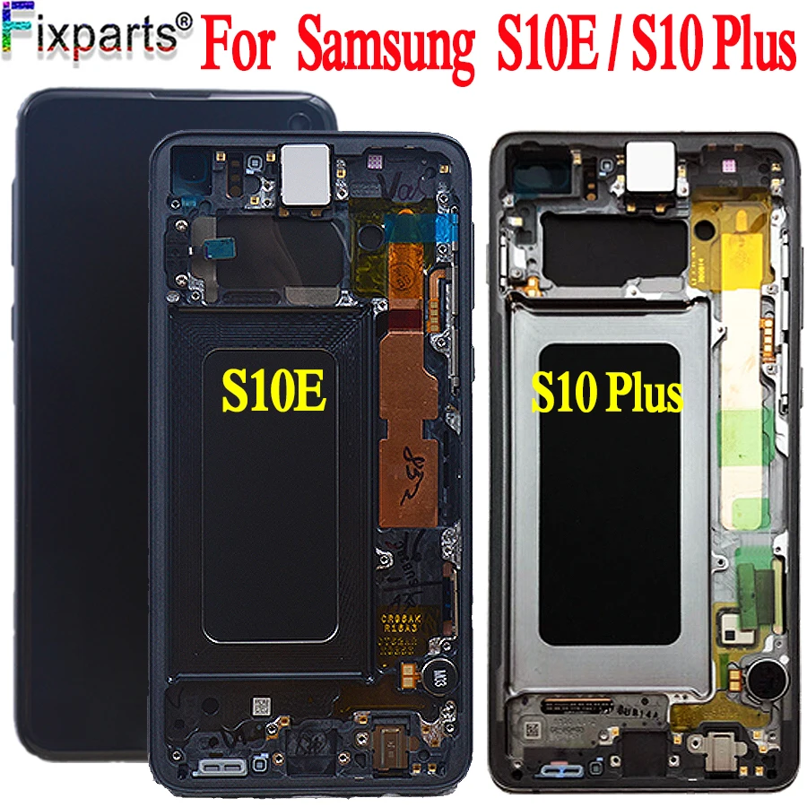 Amoled для Samsung Galaxy S10E G970U G970W ЖК дисплей сенсорный экран дигитайзер Замена S10 Plus G9750
