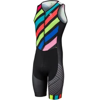 pissei triathlon suit men cycling skinsuit set summer pro team jumpsuit running swimming clothing mtb bike wear ropa ciclismo
