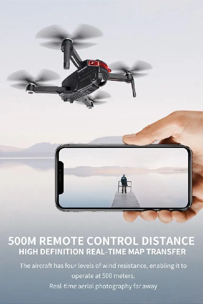 LeadingStar X46G Портативный gps 5G WiFi FPV с 4K двойной камерой бесщеточный Радиоуправляемый Дрон