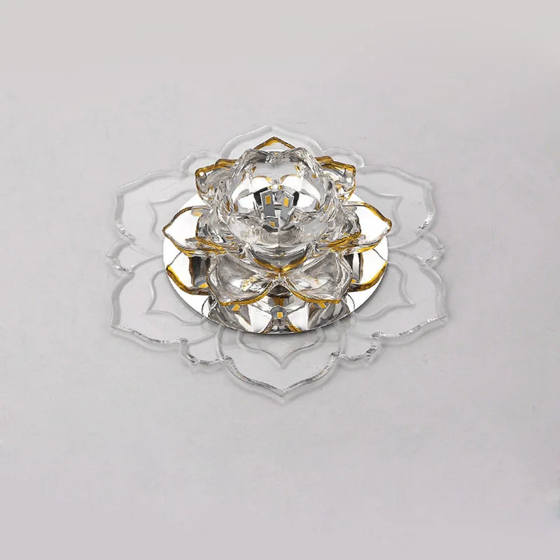 3W светодиодный Кристалл проход светильник потолочный прихожей балкон Освещение